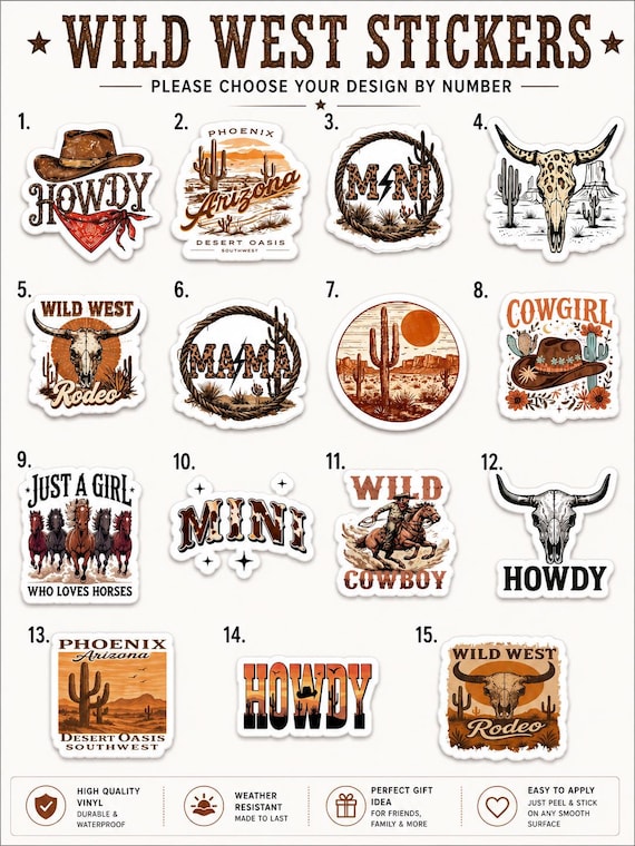 Wild West sticker