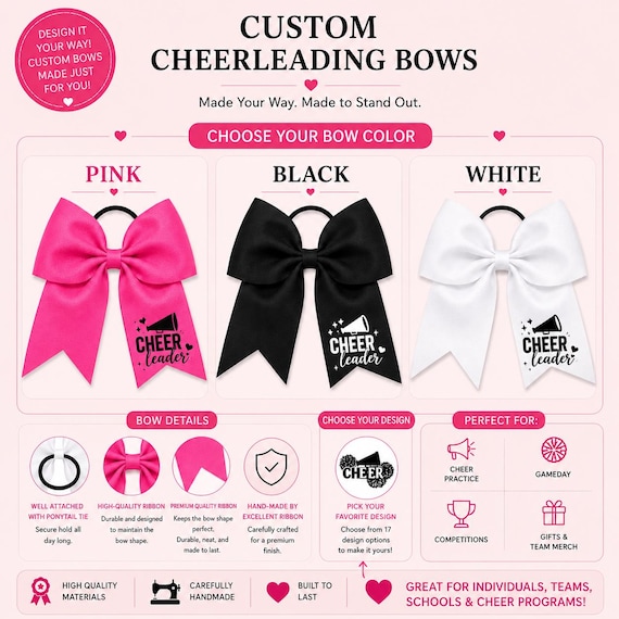 Custom Cheer Bow