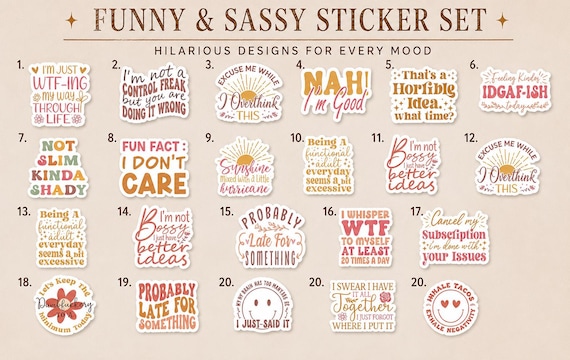 Funny/ Sassy sticker