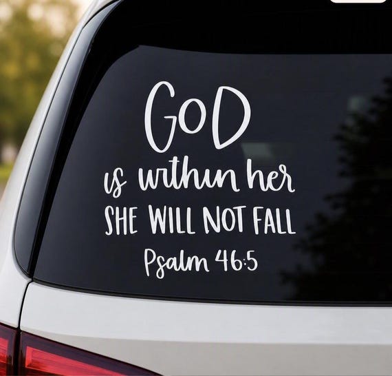 Bible verses vinyl sticker