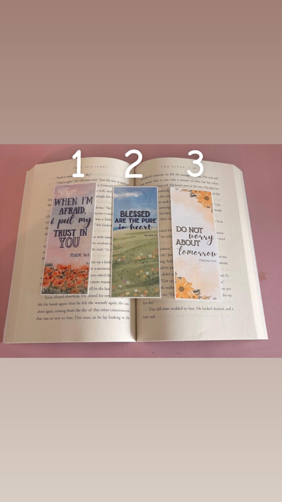 Bible Verse Bookmarks: Inspirational Christian Gifts