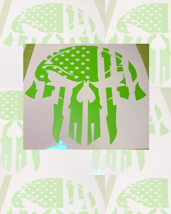 American flag sticker