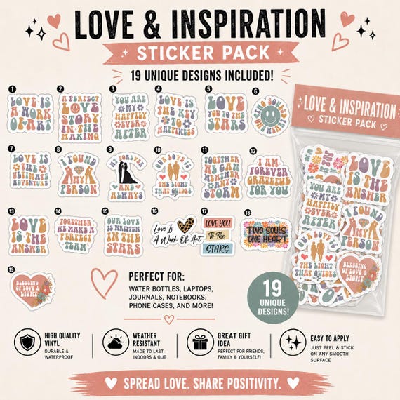Love Inspiration sticker pack
