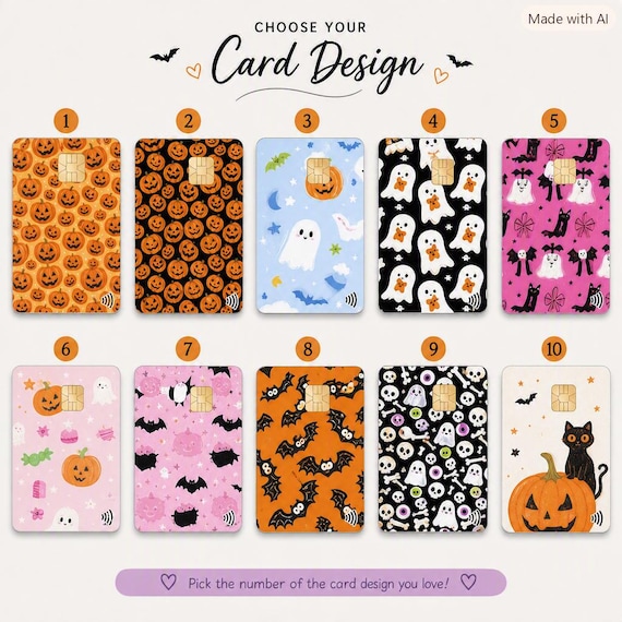 Halloween Card Design sticker