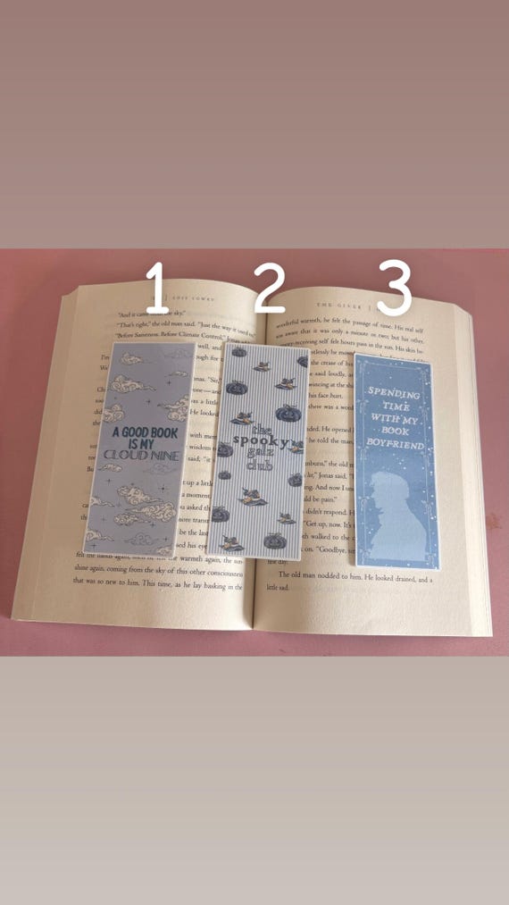 A Good Book Is My Cloud Nine Bookmark – Reading Gift