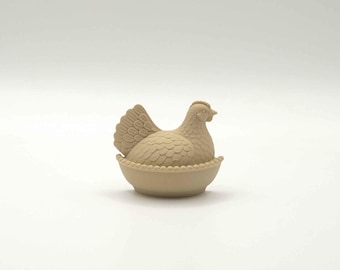 Chicken Fridge Magnet, Farmhouse Kitchen Decor, Cottagecore Decor, Rustic Refrigerator Magnet, Chicken Lover Gift, 3D Printed