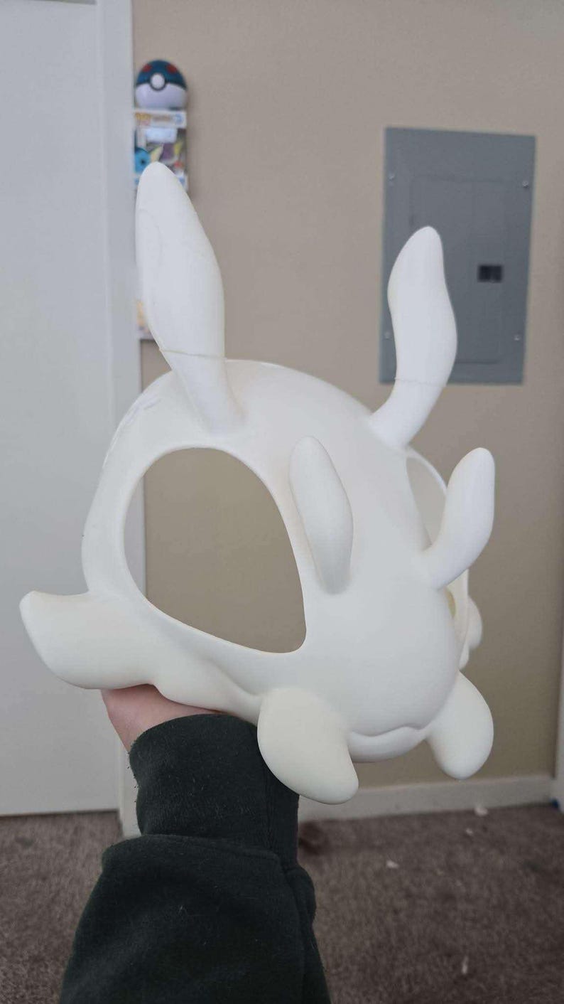 Cosplay/Fursuit Anthropod Headbase, 3D Printed, Fursuit Mask, Kemono Bug Head, Arthropod fursuit head afbeelding 1