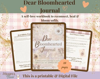 Herzallerliebst| Selbstliebe Journal Printable für Frauen | Emotionales Wohlbefinden & Wachstum Mindset Workbook | Fragt nach Achtsamkeit | Digitales PDF
