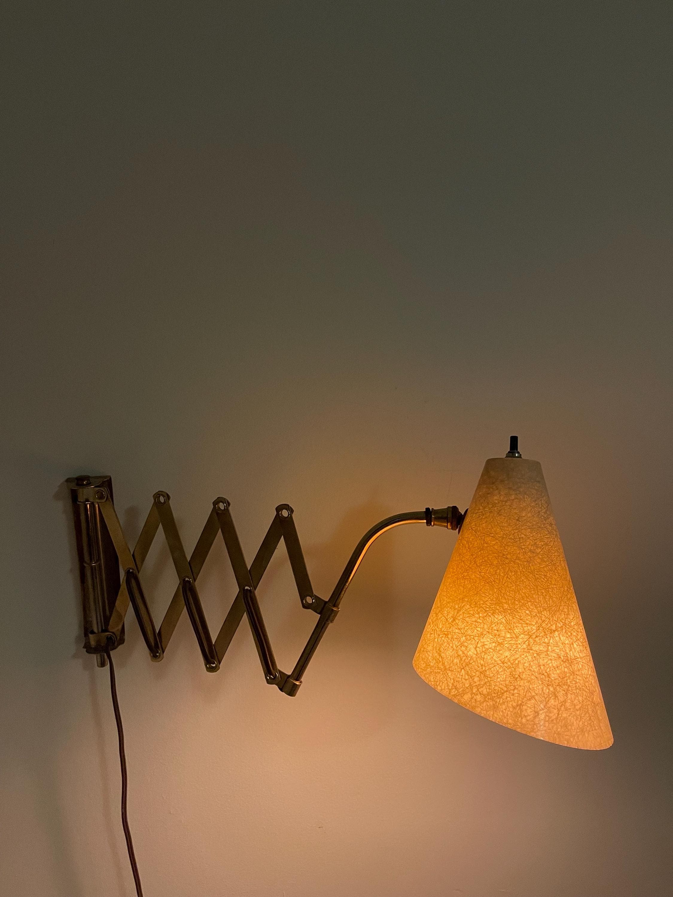 1950s fiberglass lamp shade - Etsy 日本