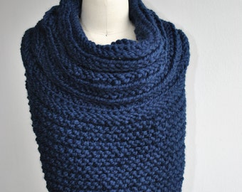 Knit Cowl Scarf Pattern: Huntress Armor Hoodie (PDF Pattern)