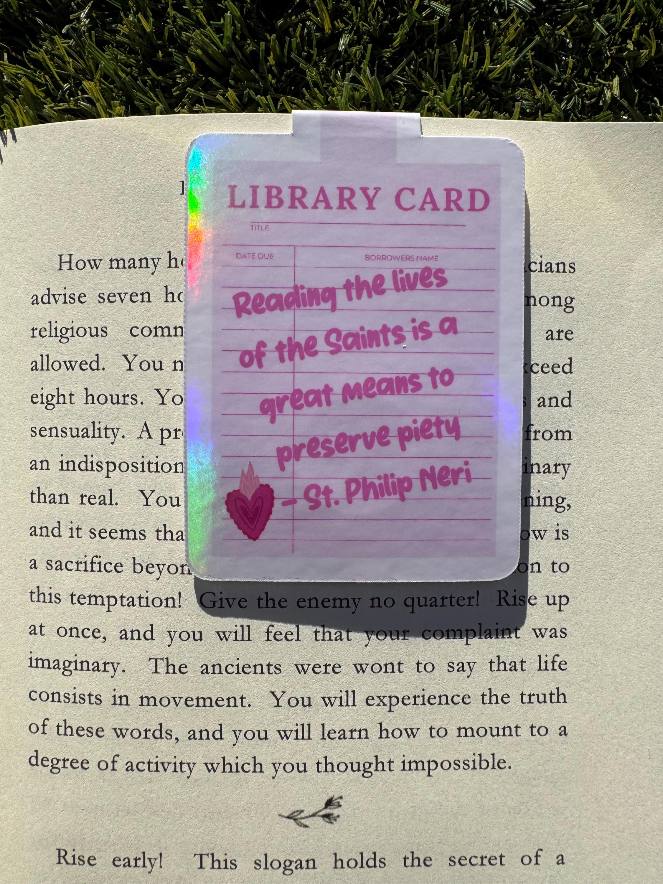 Catholic Magnetic Bookmark Catholic Book Lover Gift Saint Quotes ...