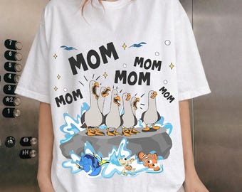 Disney Seagulls Mom PNG, Disney Finding Nemo Seagulls Mine, Mother's Day Disney Mom Shirt, Mother's Day Gift, Disneyland Family Party Gift