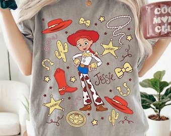 Comfort Toy Story Jessie Cowgirl Western PNG, Coquette Jessie Shirt, Disneyland Toy Story Shirt, Girl Trip Shirt, Magic Kingdom