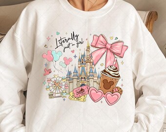 Disney Coquette Bow Png, Literally Just a Girl Png, Disneyland Girls Trip PNG, Mickey Minnie Ears PNG, Magic Kingdom PNG, Digital Download