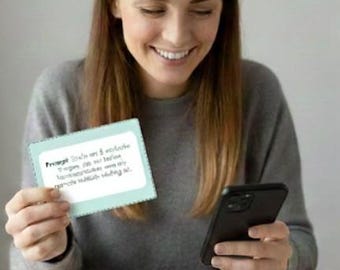 24 spunti di scrittura basati sull'intelligenza artificiale per chiarezza e meno pensieri eccessivi | Carte stampabili (tedesco) | Download digitale per il caos decisionale