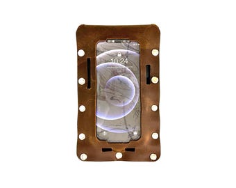 Leather Bicycle iPhone Mount: Handlebar Phone Holder, Bike Accessory