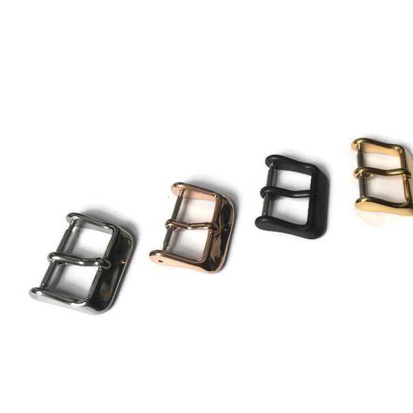 Watch Buckle 16mm 18mm 20mm 22mm Stainless Steel, Yellow Gold, Rose Gold, Black Buckle