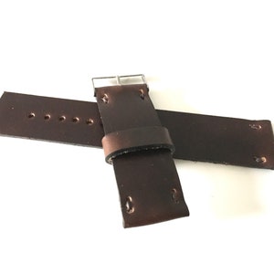24mm 25mm 26mm 27mm 28mm 29mm 30mm wide Specialty Horween Leather Band Hard to find rare sizing  Leather, custom made-to-order, extra wide