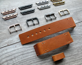 DIY Leather Apple Watch Band Craft Kit, Custom Build