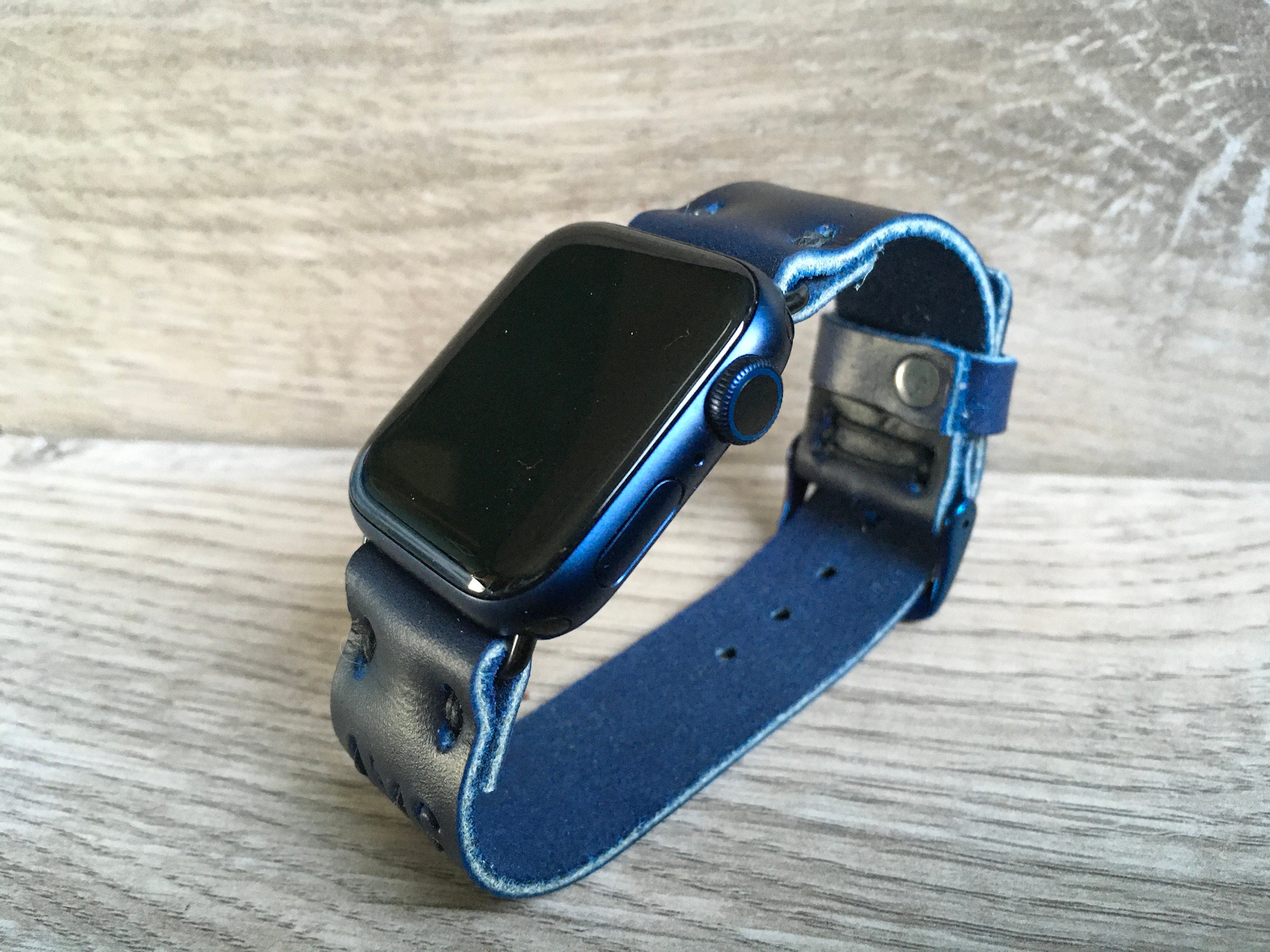blue apple watch bands