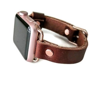 Apple Watch 9 Leather Apple Watch, premium leather band, Leather band 40mm, leather Apple watch band, handmade single tour band, apple band