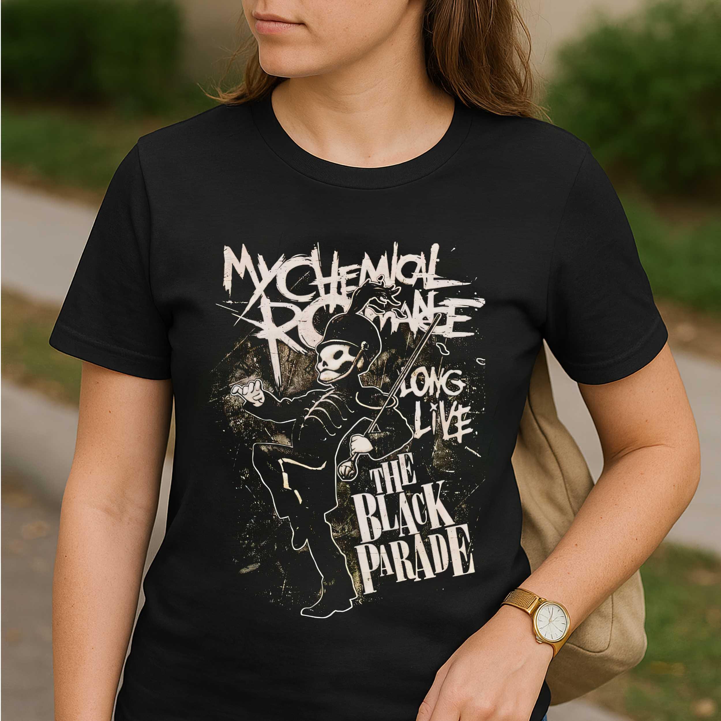 Vintage My Chemical Romance the Black Parade Tshirt Emo Band Tee MCR ...