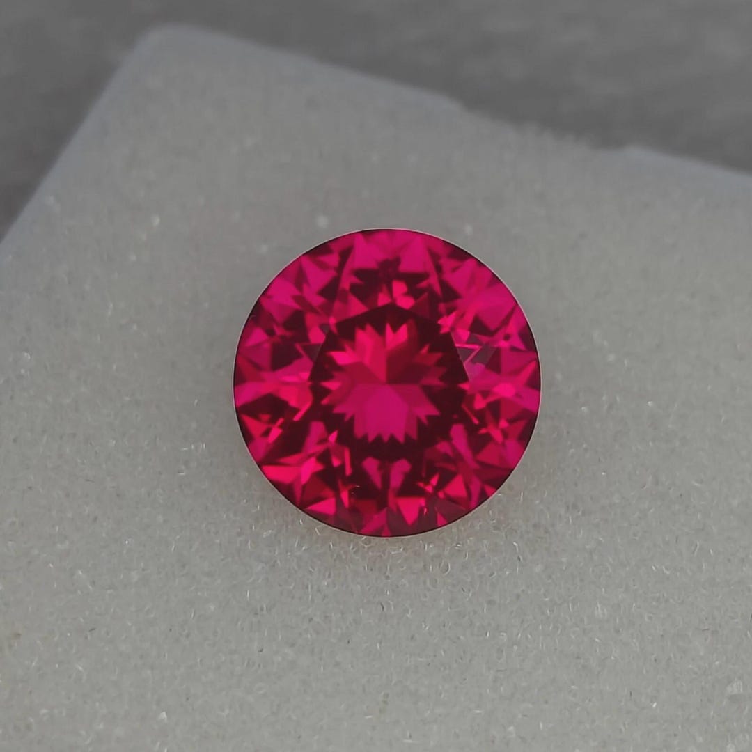 1.20ct LAB Bright Red Ruby - Precision Cut With Superior Polishing! - Etsy