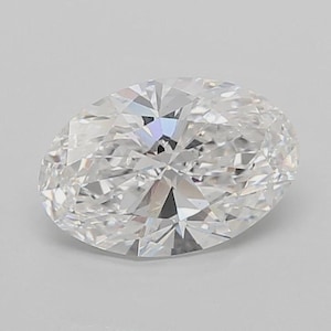 Diamante naturale estratto dalla terra, taglio ovale, 6 carati, grado D, certificato VVS1+1, regalo in omaggio R21