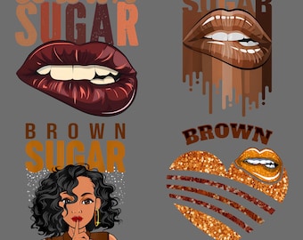Brown Sugar Black History PNG – Melanin Pride