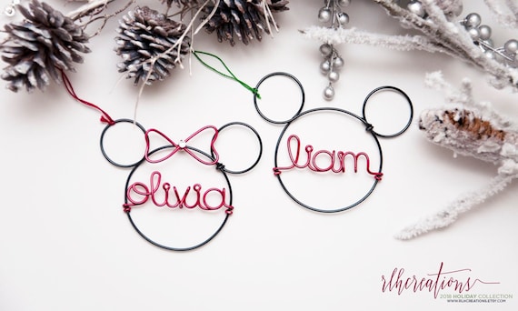 Personalized Mickey Mouse Ornament / Personalized Disney Etsy image 0 - Personalized Mickey Mouse Ornament / Personalized Disney Etsy