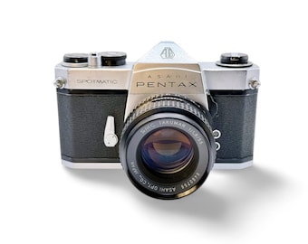 アサヒ PENTAX SPOTMATIC F＋SMCタクマー55mm F1.8 MINT Pentax Asahi Spotmatic F + SMC Takumar 55mm F1.8 - Etsy