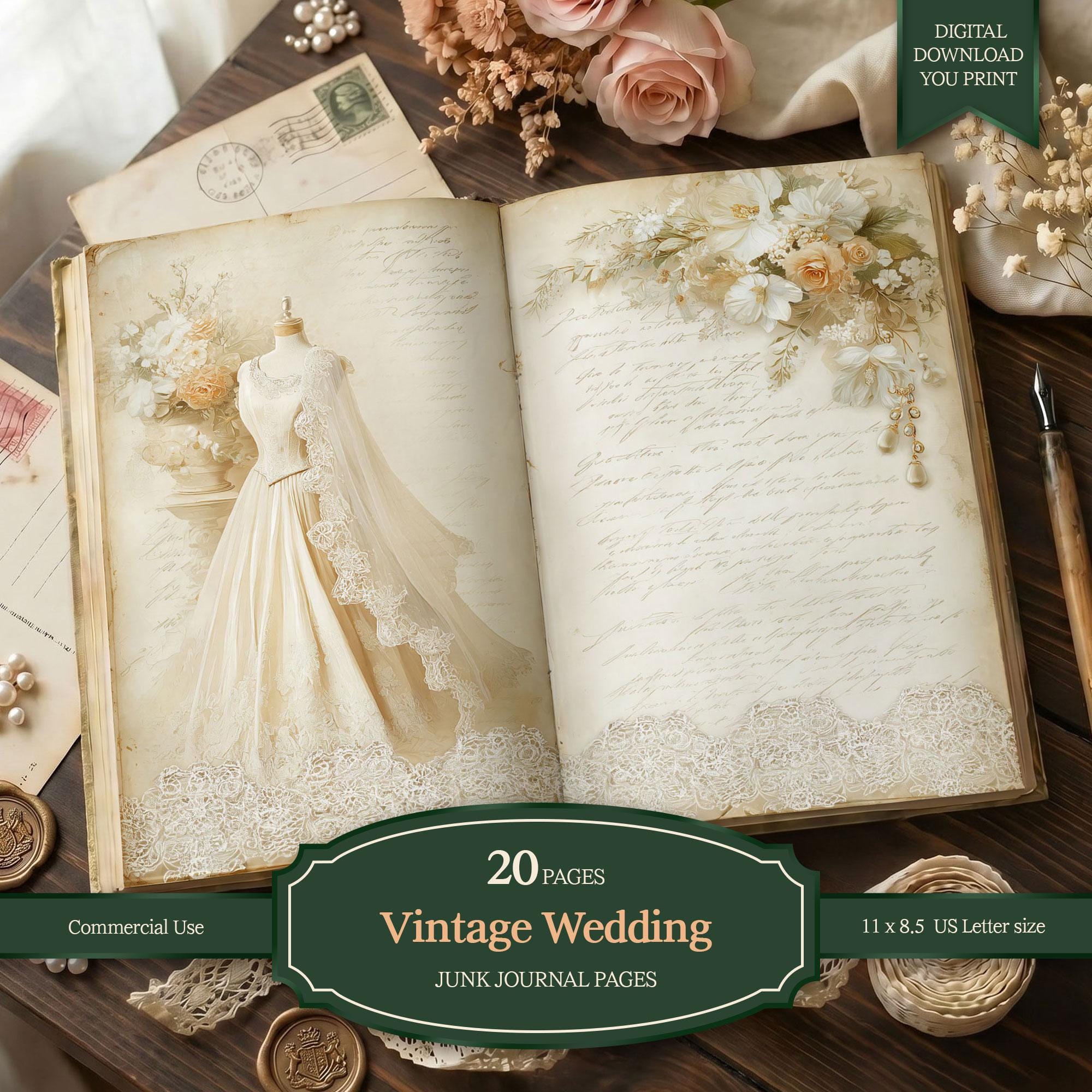 Wedding Junk Journal - Etsy