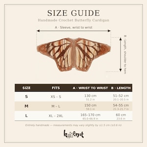 Handmade Knit Blue & Black Gradient Butterfly Cardigan - (Special Project) image 7