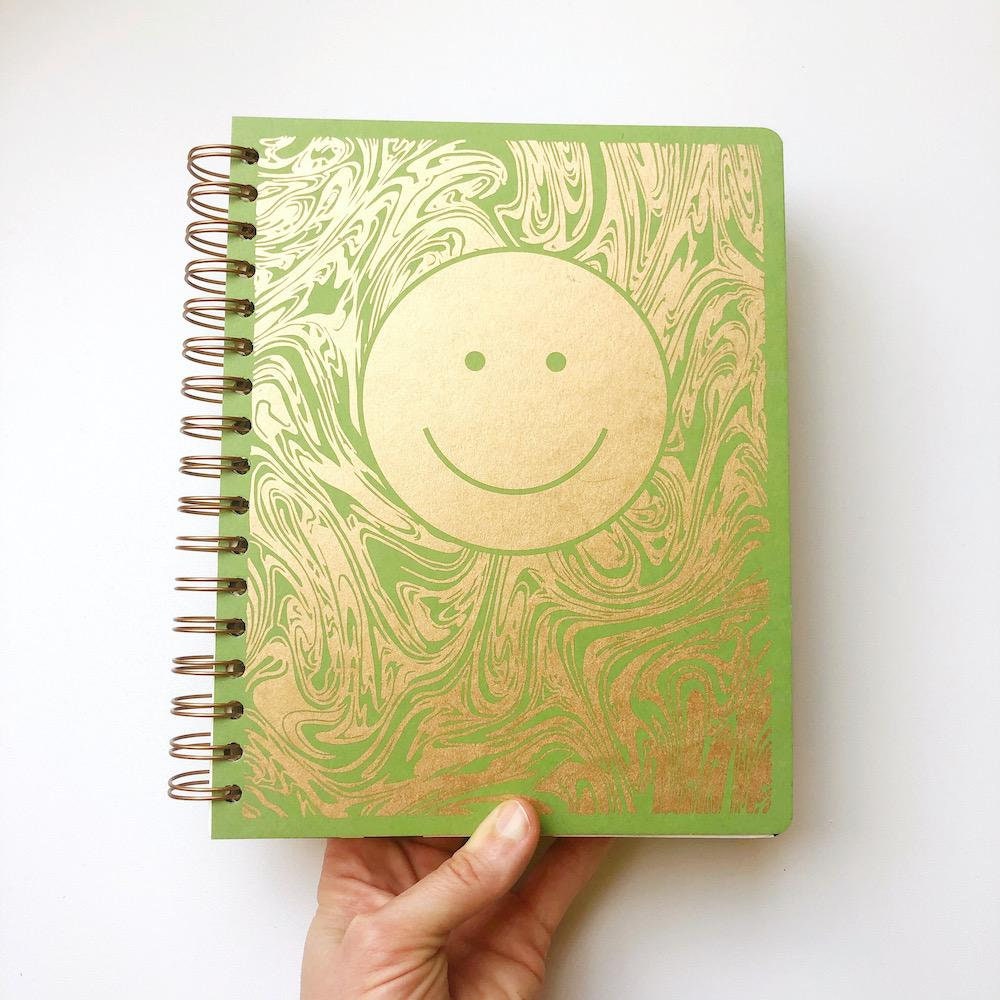 Calendrier Smiley 2023 December 2021 January 2023 Smiley Planner Grass Green | Etsy