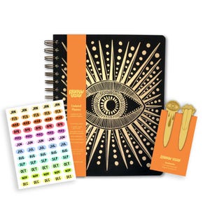 Planner zonder datum + stickers + bladwijzers