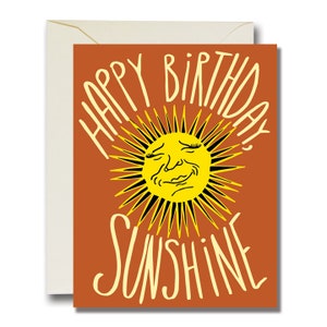 Happy Birthday, Sunshine Card
