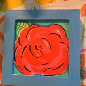 Shabby Rose Painting