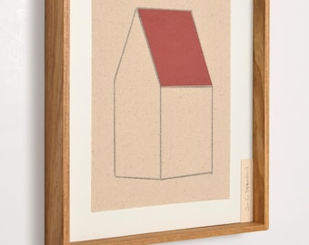 Scandinavian House Textile Art – Colorful Geometric Wall Decor – Handmade Fiber Art Piece