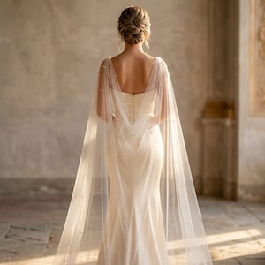Backless Wedding Cape - Etsy Backless Wedding Cape - Etsy