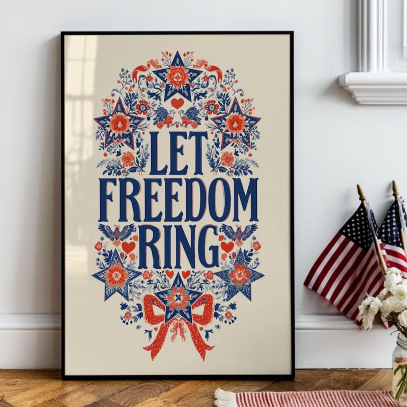 Let Freedom Ring Posters - Etsy