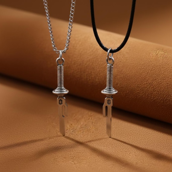 Toji Sword Necklace – Tianri Spear Blade Pendant, Anime Cosplay
