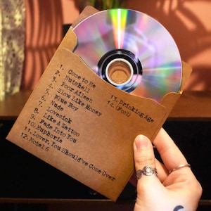 Mixtape de CD personalizado / Lista de reproducción personalizada y CD con imágenes / Regalo musical nostálgico