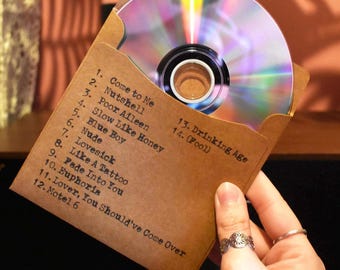 Custom CD Mixtape | Personalised Playlist & Image CD | Nostalgic Music Gift