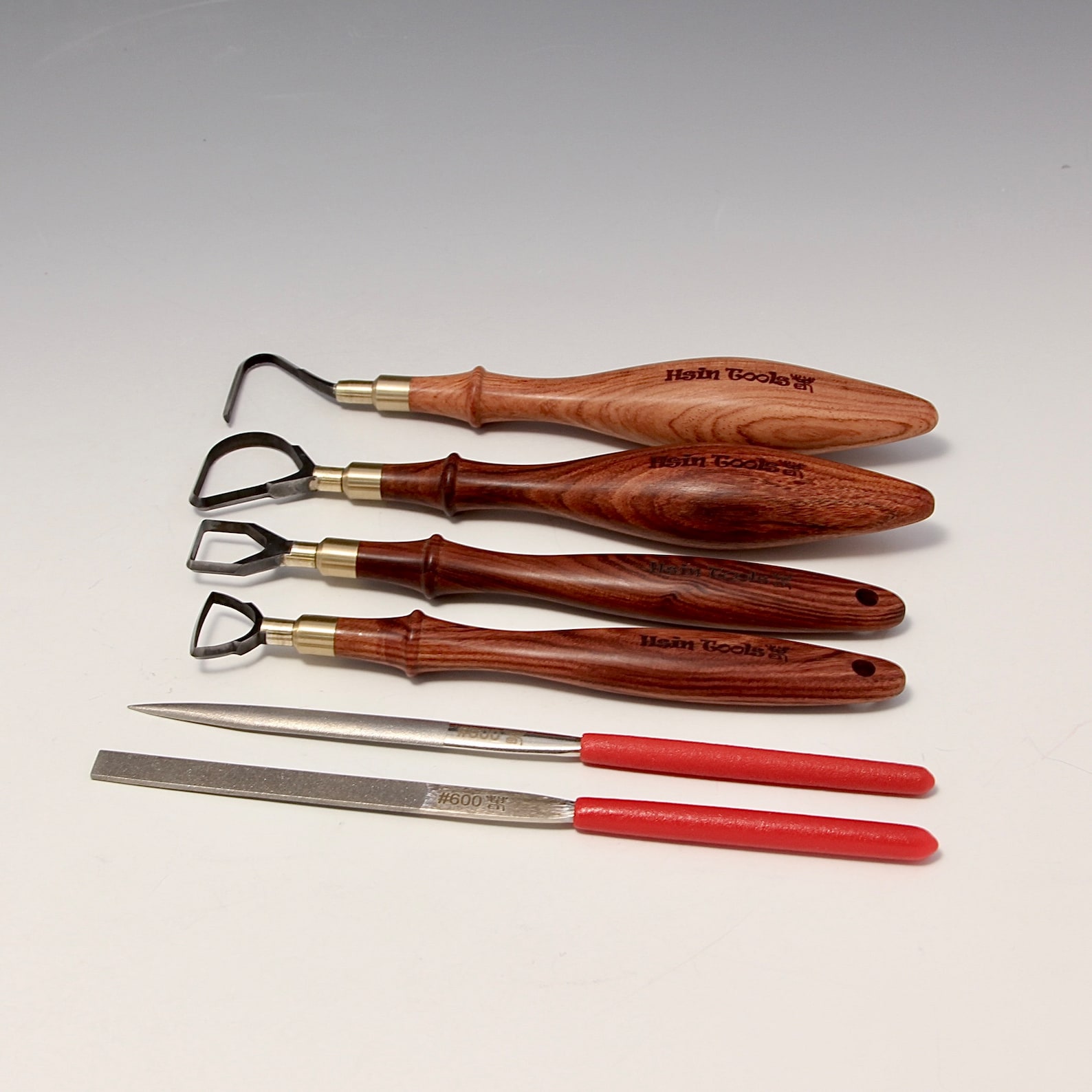 A Set of 4 Tungsten Carbide Loop Tools (pear, Square, 7, D-shaped) With ...