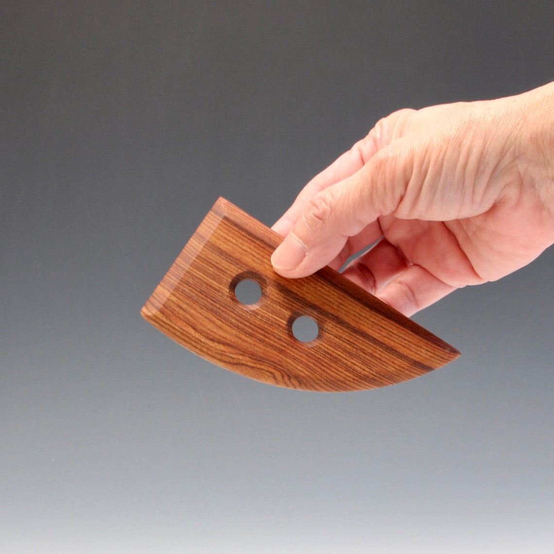 A 1 Triangular Mopane Wooden Rib for Throwing | Etsy