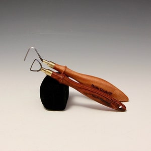 D & 7-Shaped Open Loop Tools with Oval Mopane/Rosewood handles~ the hardest Loop tools~ Designed by Hsin-Chuen Lin