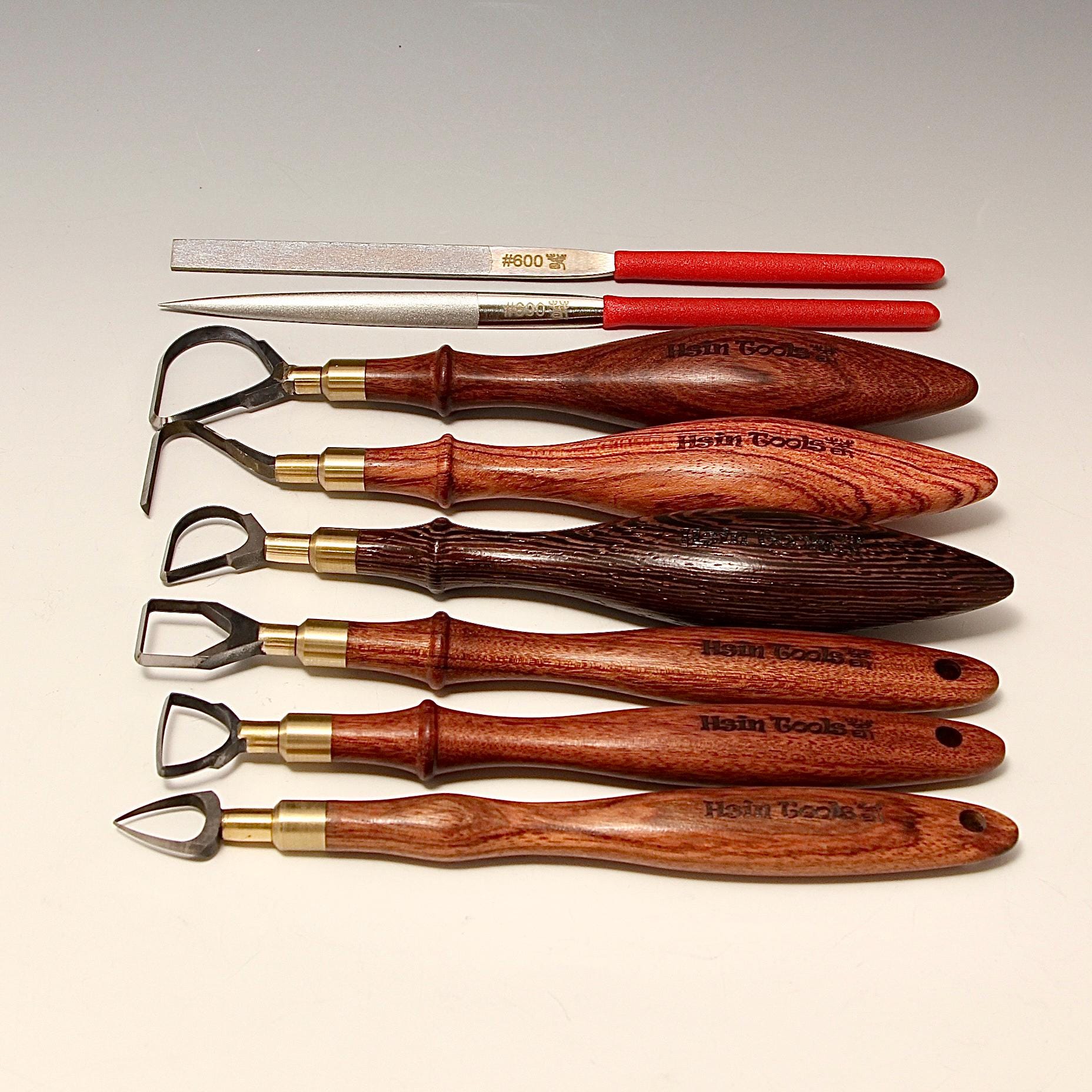 A Set of 6 Tungsten Carbide Loop Tools (pear, 7, Mini Pear, Square, D ...