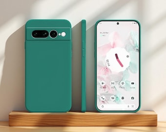 Ultra Slim Liquid Silicone Case for Google Pixel 10 9 8 Pro XL 8A 7 7A 6 6A Shockproof Wireless Charging Cover