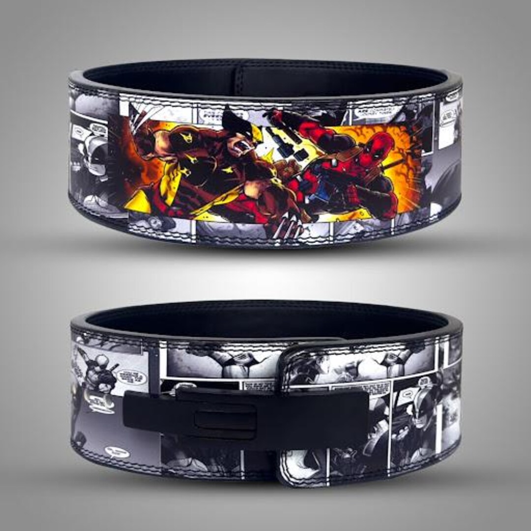 Deadpool Lever Belt | Custom Weightlifting Belt | Powerlifting Gym ...