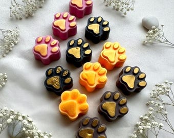 Recuerdos de boda con motivos de gatos, jabón con huellas de mascotas, mini regalos al por mayor.